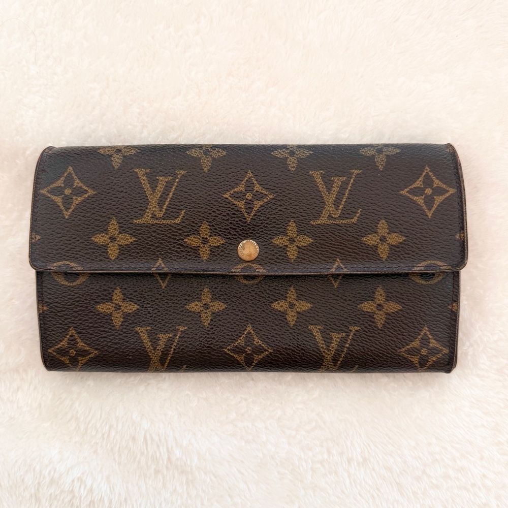 Louis Vuitton Brown Monogram Canvas Continental Wallet